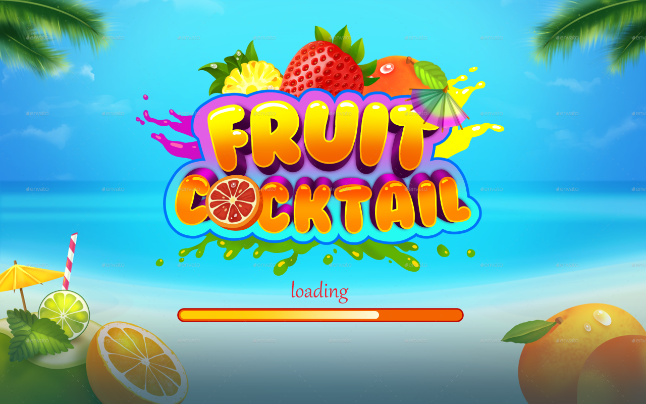 Fruit Cocktail Slot Game Kit #AD #Cocktail, #AD, #Fruit, #Slot, #Kit | Fruit cocktails, Slots games, Game logo